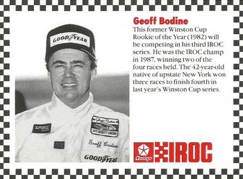 1991 Dodge IROC #NNO Geoff Bodine Front