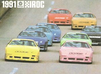1991 Dodge IROC #NNO Rusty Wallace Back