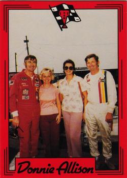 1991 K & M Sports Legends Donnie Allison #DA20 Donnie Allison / Bobby Allison Front
