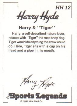 1991 K & M Sports Legends Harry Hyde #HH12 Harry Hyde Back