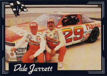 1991 K & M Sports Legends Dale Jarrett #DJ17 Dale Jarrett / Cale Yarborough Front