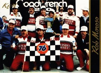 1991 K & M Sports Legends Rob Moroso #RM28 Rob Moroso and crew Front