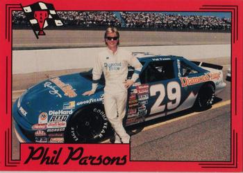 1991 K & M Sports Legends Phil Parsons #NNO Phil Parsons Front