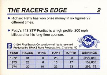 1991 STP Richard Petty #2 Richard Petty's car Back