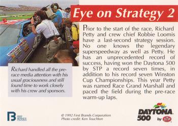 1992 STP Daytona 500 #2 Eye on Strategy Back