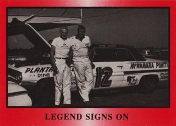 1991 TG Racing Tiny Lund #14 Legend Signs On Front