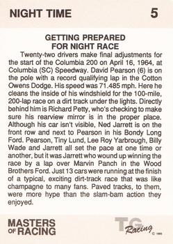 1991 TG Racing David Pearson #5 David Pearson's Car Back