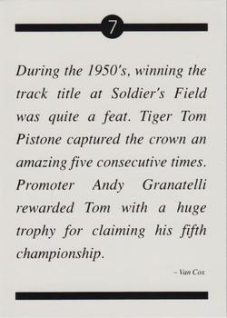 1991 If It's Racing Tiger Tom Pistone #7 Tom Pistone / Andy Granatelli Back