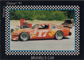 1991 Winner's Choice New England #103 Bob Brunell's Car Front