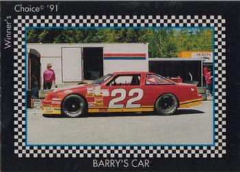 1991 Winner's Choice New England #111 Jeff Barry's Car Front