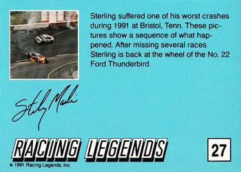 1991 Racing Legends Sterling Marlin #27 Sterling Marlin's car Back