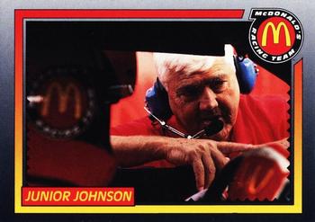 1992 Maxx McDonald's Racing Team Debut #NNO Junior Johnson Front