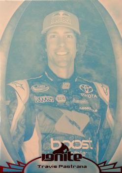 2012 Press Pass Ignite - Color Proof Cyan #44 Travis Pastrana Front