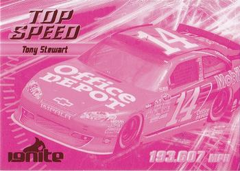 2012 Press Pass Ignite - Color Proof Magenta #60 Tony Stewart's car Front