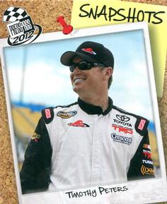 2012 Press Pass - Snapshots #SS 62 Timothy Peters Front