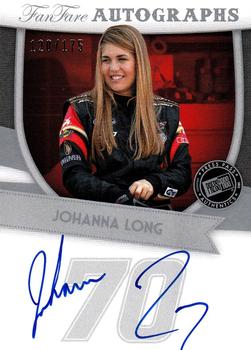2012 Press Pass Fanfare - Autographs Silver #FF-JL2 Johanna Long Front