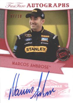 2012 Press Pass Fanfare - Autographs Red #FF-MA Marcos Ambrose Front