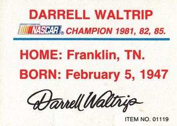 1989-92 Racing Champions Stock Car #01119 Darrell Waltrip Back