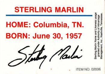1993 Racing Champions Stock Car #02006 Sterling Marlin Back
