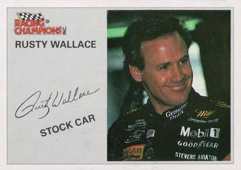 1995 Racing Champions Stock Car #01153-03702 Rusty Wallace Front
