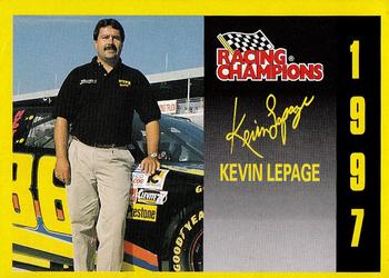 1997 Racing Champions Stock Car #01153-04051 Kevin Lepage Front