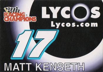 1998 Racing Champions NASCAR #01153-04237 Matt Kenseth Front