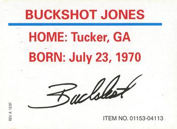 1998 Racing Champions NASCAR #01153-04113 Buckshot Jones Back