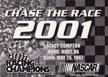 2001 Racing Champions #755205-6HA Stacy Compton Back