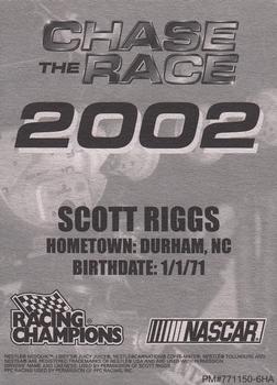 2002 Racing Champions #771150-6HA Scott Riggs Back