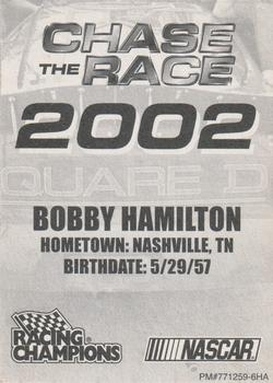 2002 Racing Champions #771259-6HA Bobby Hamilton Back