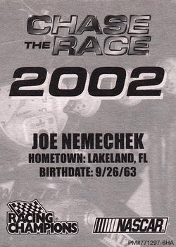 2002 Racing Champions #771297-6HA Joe Nemechek Back