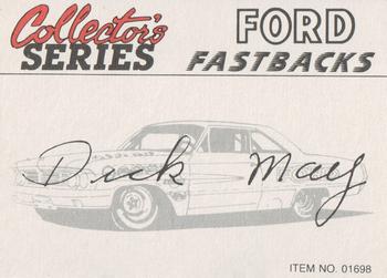 1992 Racing Champions Racing Hero's #01698 Dick May Back