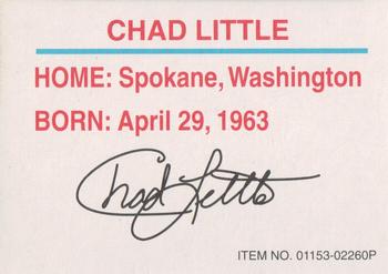 1995 Racing Champions Preview #01153-02260P Chad Little Back