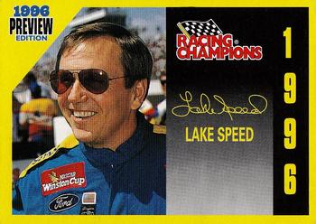 1996 Racing Champions Preview #01153-03824P Lake Speed Front