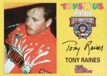 1998 Racing Champions Toys'Я'Us Gold Chrome #00927-04902 Tony Raines Front