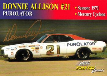1998 Johnny Lightning Stock Car Legends #NNO Donnie Allison Front