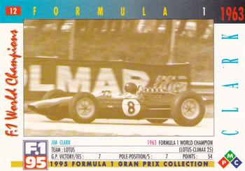 1995 PMC Formula 1 #12 Jim Clark Back