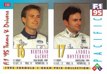 1995 PMC Formula 1 #153 Bertrand Gachot / Andrea Montermini Back