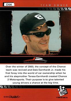 2004 Press Pass Dale Earnhardt Jr. - Gold #D56 Dale Earnhardt Jr. Back