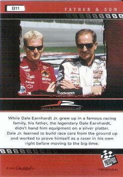2004 Press Pass Dale Earnhardt Jr. - Bronze #B11 Dale Earnhardt Jr. / Dale Earnhardt Back