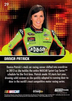 2013 Press Pass Ignite #29 Danica Patrick Back