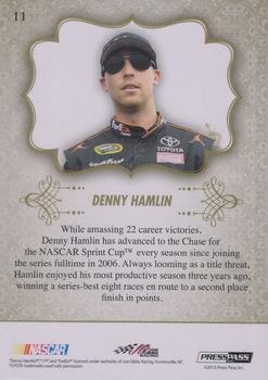 2013 Press Pass Showcase #11 Denny Hamlin Back
