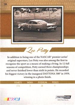 2013 Press Pass Legends #28 Lee Petty Back