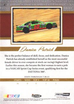 2013 Press Pass Legends #47 Danica Patrick Back