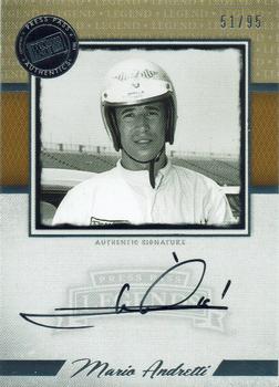 2013 Press Pass Legends - Autographs Silver #LG-MA Mario Andretti Front