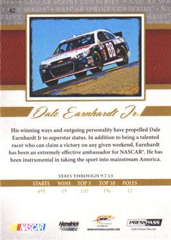 2013 Press Pass Legends - Melting Foil #42 Dale Earnhardt Jr. Back