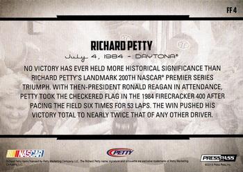 2013 Press Pass Legends - Famous Feats #FF 4 Richard Petty Back