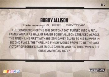 2013 Press Pass Legends - Famous Feats Blue #FF 2 Bobby Allison Back