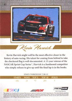 2013 Press Pass Legends - Gold #45 Kevin Harvick Back