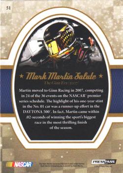 2013 Press Pass Legends - Gold #51 Mark Martin Back